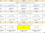 生活訓練 時間割